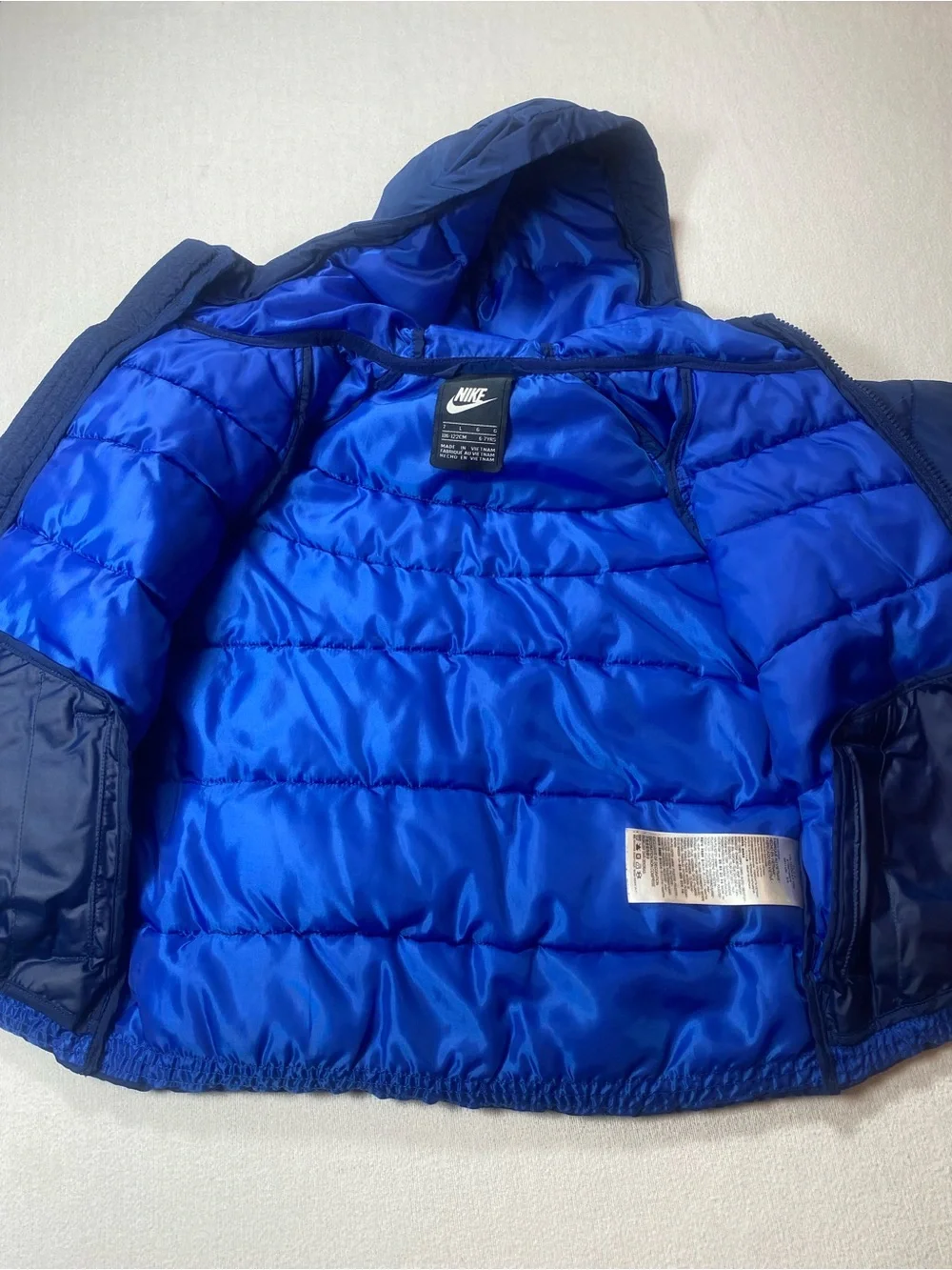 Nike Kids Hooded Winter Puffer Jacket size 7